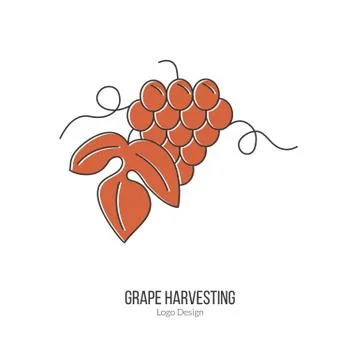 Winemaking, wine tasting logotype design concept Stock Illustration