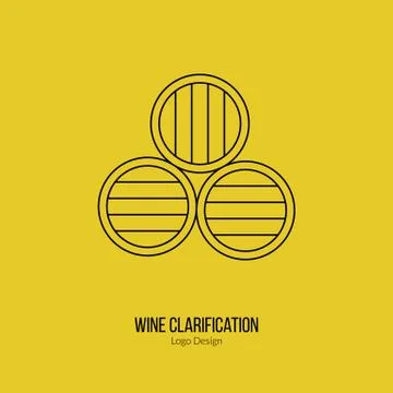 Winemaking, wine tasting logotype design concept Stock Illustration