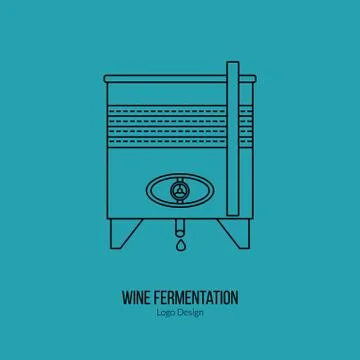 Winemaking, wine tasting logotype design concept Stock Illustration