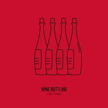 Winemaking, wine tasting logotype design concept Stock Illustration