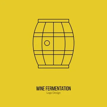 Winemaking, wine tasting logotype design concept Stock Illustration