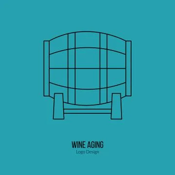 Winemaking, wine tasting logotype design concept Stock Illustration