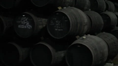 Winery Barrels Stock Footage 67998642