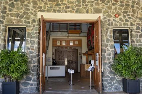 Winery Cellar Door Stock Photos