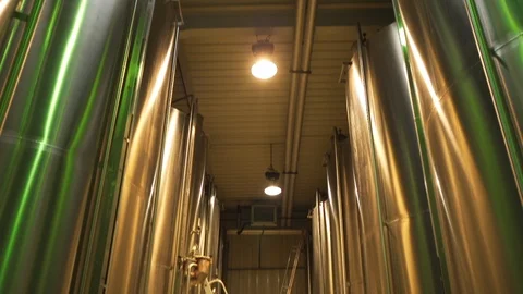 Winery-Storage Tank Stock Footage 86295577
