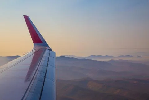 Wing Airplane Stock Photos