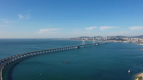 Wing of airplane in sky Stock Footage 123392596