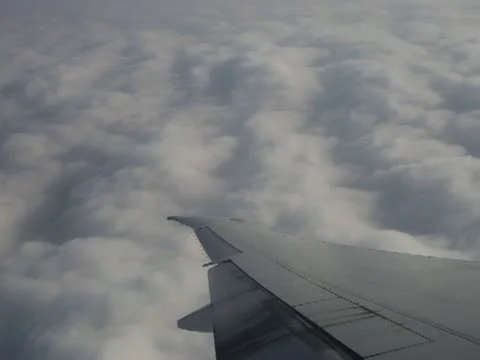 Wing and clouds Stock Footage 20500821