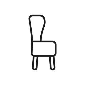 Wing arm chair icon vector design templates simple and modern Stock Illustration