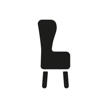 Wing arm chair icon vector design templates simple and modern Stock Illustration