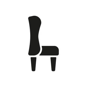 Wing arm chair icon vector design templates simple and modern Stock Illustration