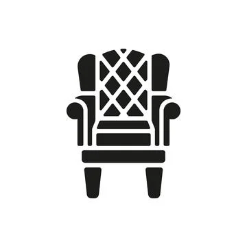 Wing arm chair icon vector design templates simple and modern Stock Illustration