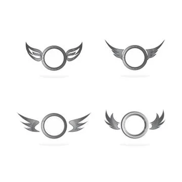 Wing art Ilustração Stock