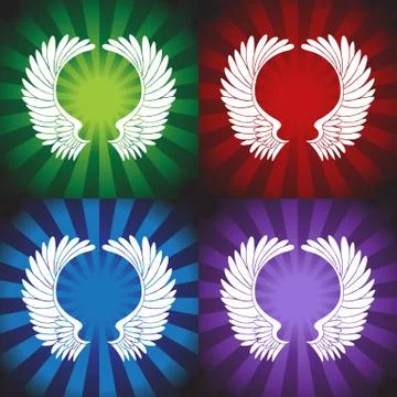 Wing background Stock Illustration