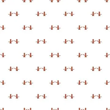 Wing chun wooden dummy pattern seamless background Stock Illustration