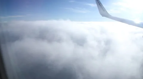 Wing in the cloud Stock Footage 27276862