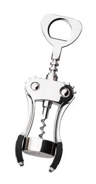 Wing Corkscrew Isolated on White Background Stock Photos