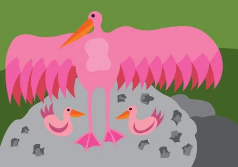 Wing cover Stock Illustration