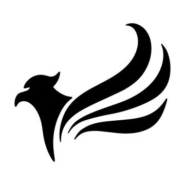 Wing falcon bird  Logo Template vector Stock Illustration