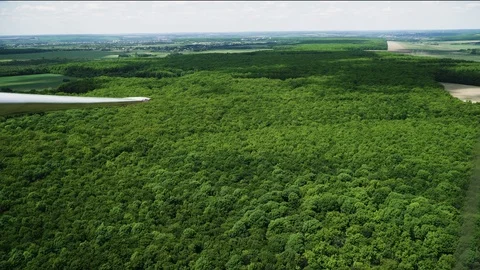Wing glider in flight ,Paragliding point of view, View Video stock 85506658