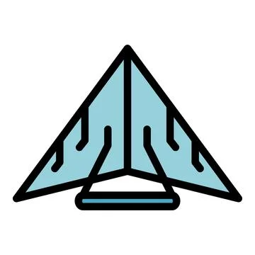 Wing glider icon vector flat 스톡 일러스트
