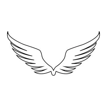Wing icon Stock Illustration