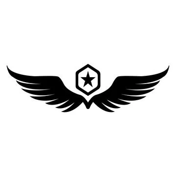Wing icon Stock Illustration