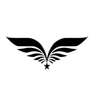 Wing icon Illustrazione stock