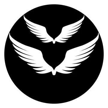Wing icon vector design Illustrazione stock