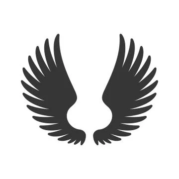 Wing Icon. Vector Stock Illustration