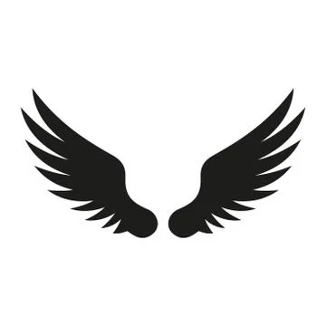 Wing Icon. Vector Stock Illustration