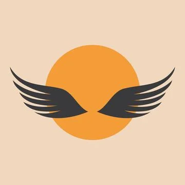 Wing illustration design 스톡 일러스트