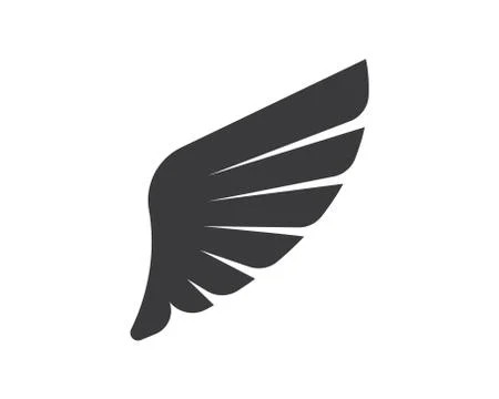Wing logo symbol icon vector illustration Stock Illustration