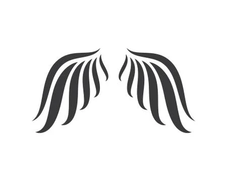 Wing logo symbol icon vector illustration Stock Illustration