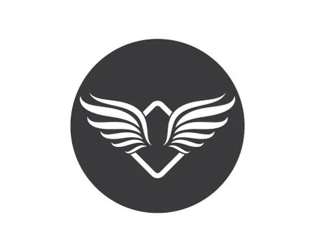 Wing logo symbol icon vector illustration Stock-Illustration