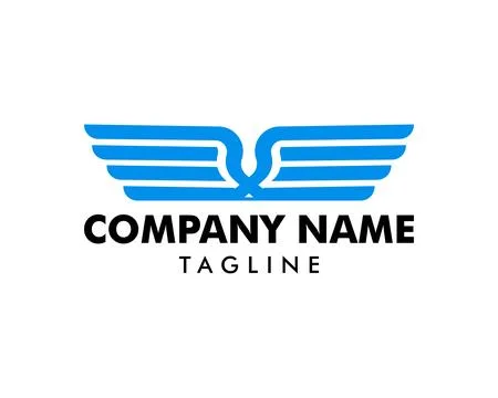 Wing Logo Template Vector Icon Design Stock Illustration