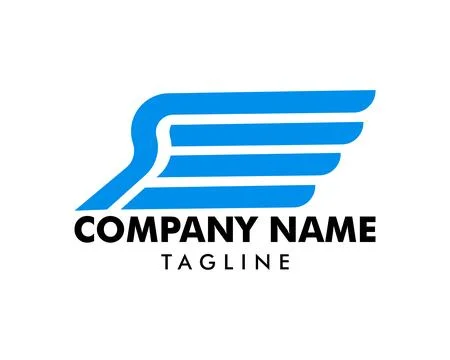Wing Logo Template Vector Icon Design Illustrazione stock