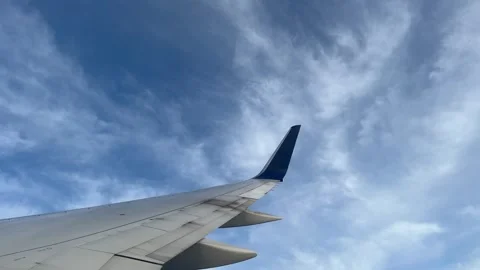 Wing looking at the clouds Stock Footage 277167289