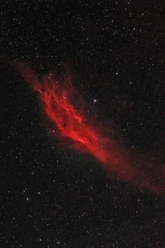 The Wing Nebula, a celestial object located in the constellation of Cygnus with Stock Photos
