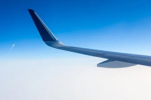 The wing of the plane from eliminator Stock Photos