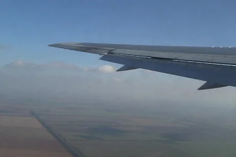 Wing of plane  動画素材 340311