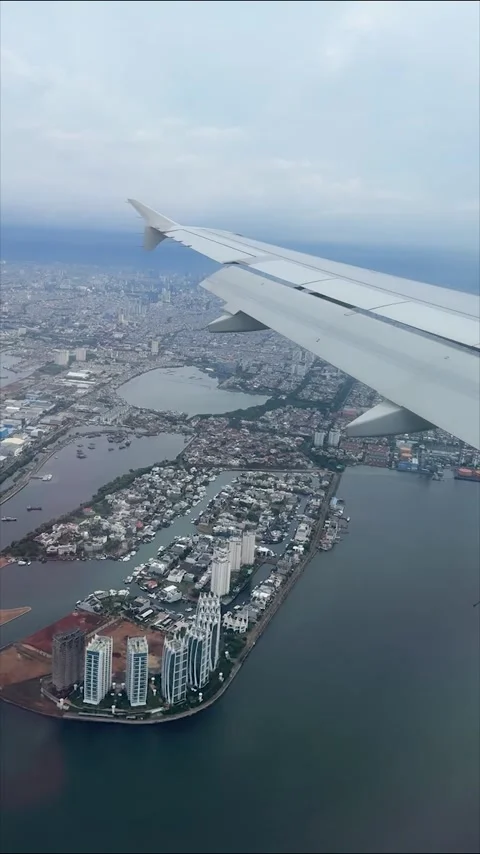 Wing plane Stock Footage 297846156