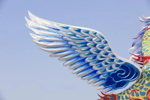 Wing shape lantern Stock Photos