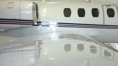 Wing Shot from Jet Plane Video stock 12616545