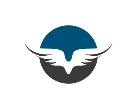 Wing symbol illustration Stock Illustration
