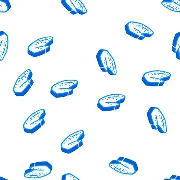 Wing tip isometric icon seamless pattern 库存插图