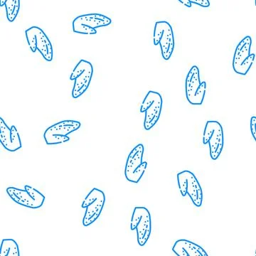 Wing tip vector seamless pattern 스톡 일러스트