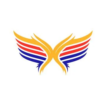 Wing vector Illustrazione stock
