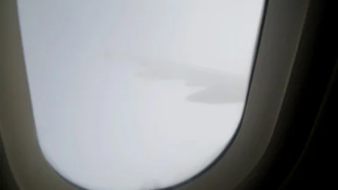 Wing From Window Of The Plane 스톡 동영상 98759605
