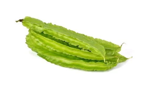 Winged bean on white background Stock Photos